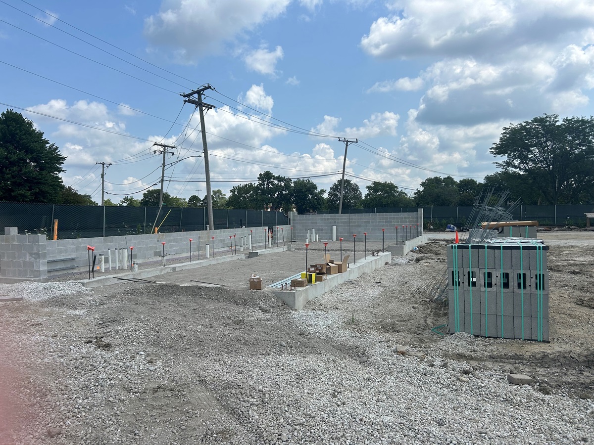 Studio 67 at Harmony Square construction on July 23, 2024
